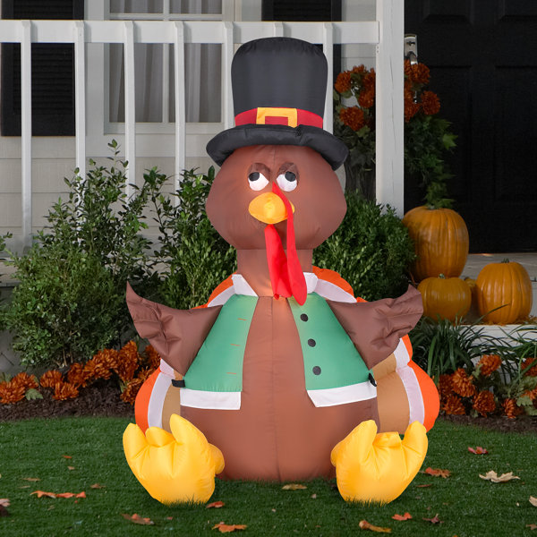 Gemmy Industries Airblown Outdoor Happy Turkey SM Inflatable & Reviews Wayfair